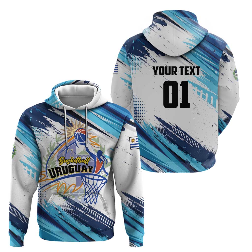 Uruguay Basketball Custom Hoodie Charruas Go Champion LT01