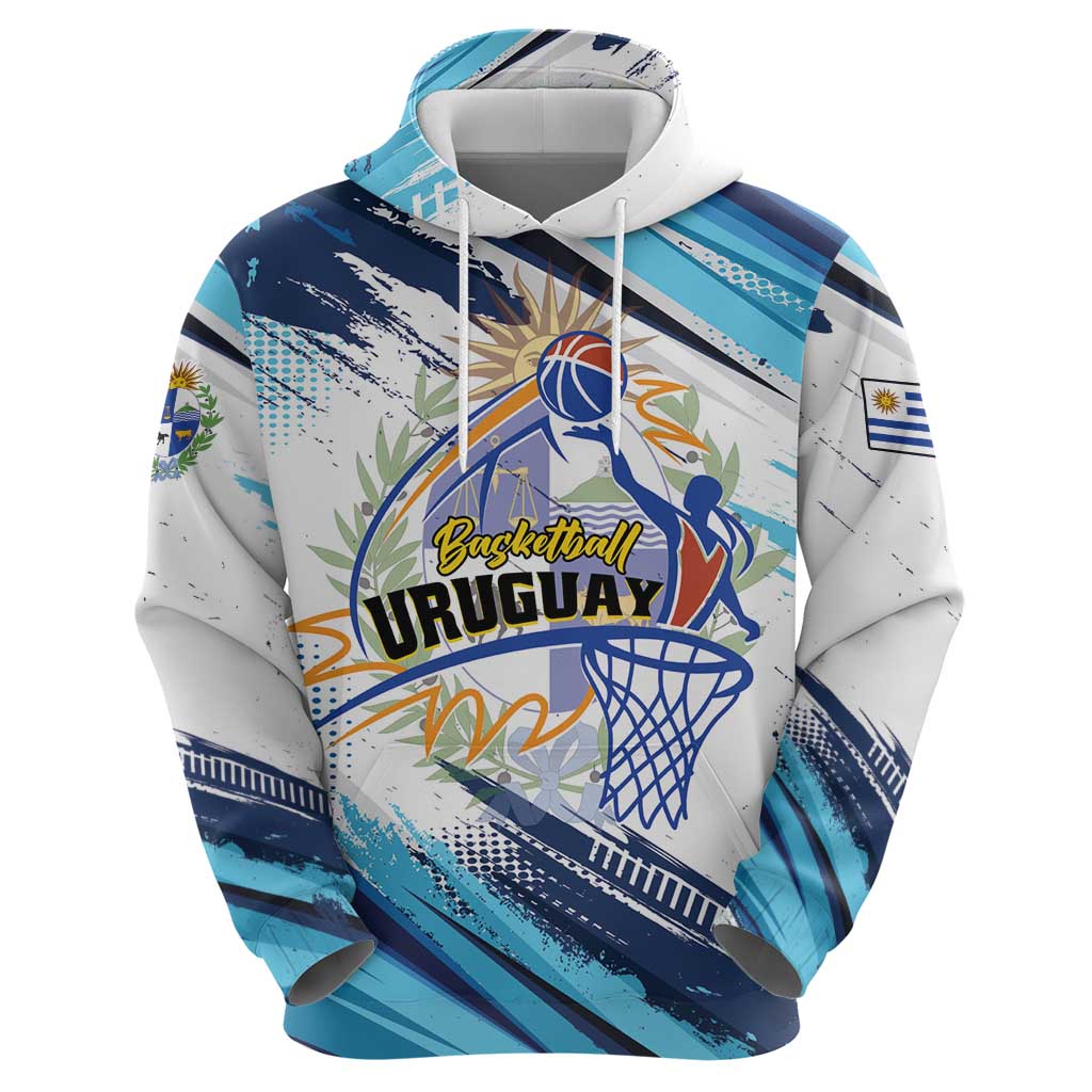 Uruguay Basketball Custom Hoodie Charruas Go Champion LT01
