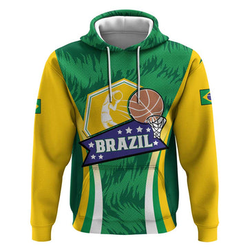 Brazil Basketball Custom Hoodie Come On Brasil Cariocas LT01