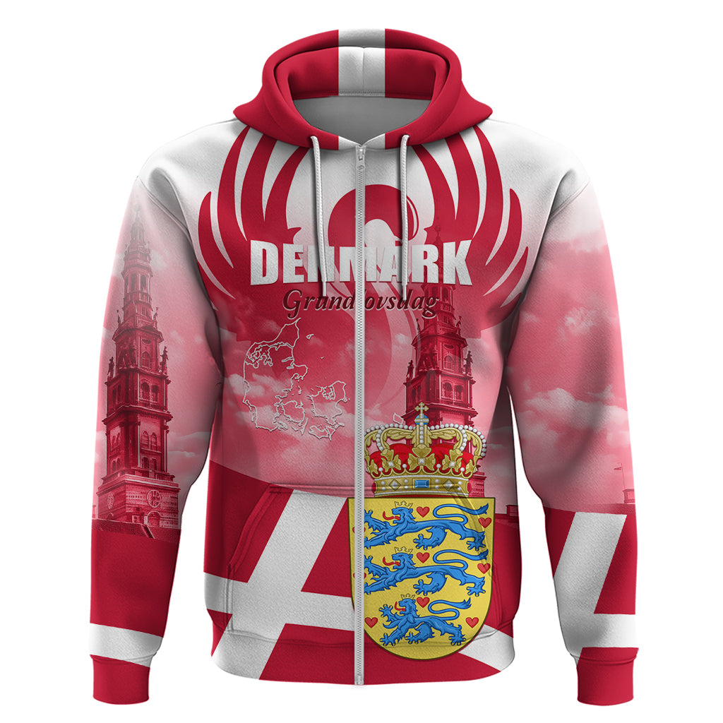 Denmark Constitution Day 2024 Hoodie Grundlovsdag 5th June LT01