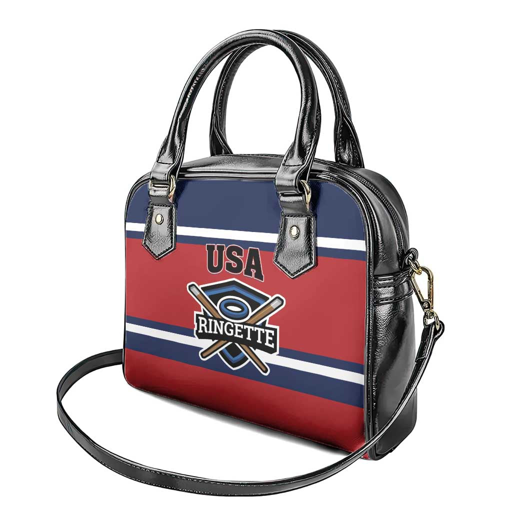 USA 2025 Ringette Shoulder Handbag Go Champion Team Ringette USA LT01