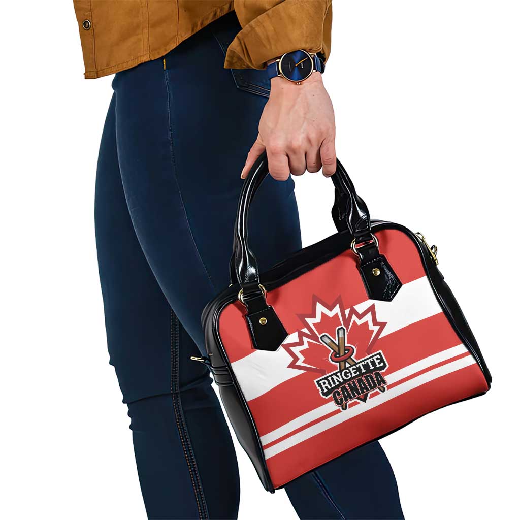 Canada Ringuette Shoulder Handbag Team Canada Dominates The Game LT01