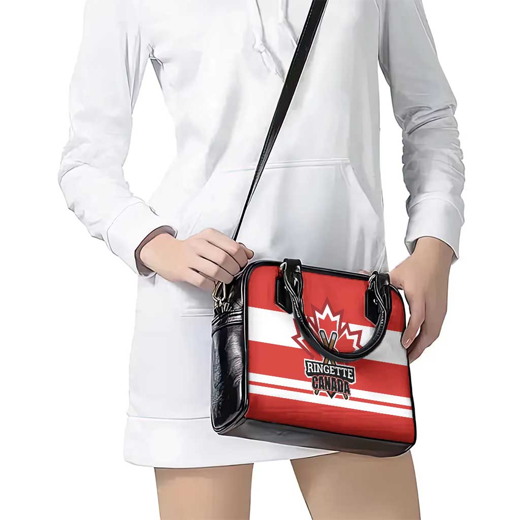 Canada Ringuette Shoulder Handbag Team Canada Dominates The Game LT01