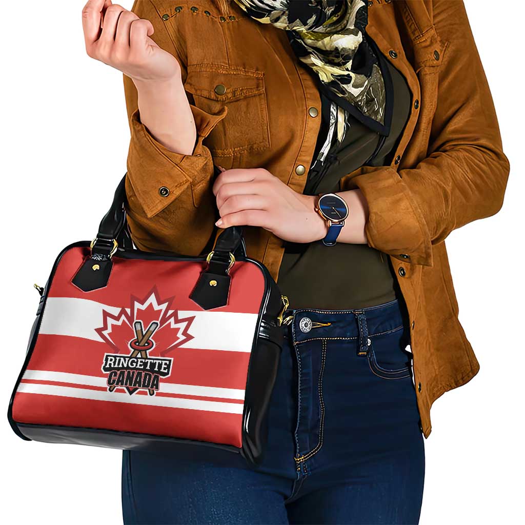 Canada Ringuette Shoulder Handbag Team Canada Dominates The Game LT01