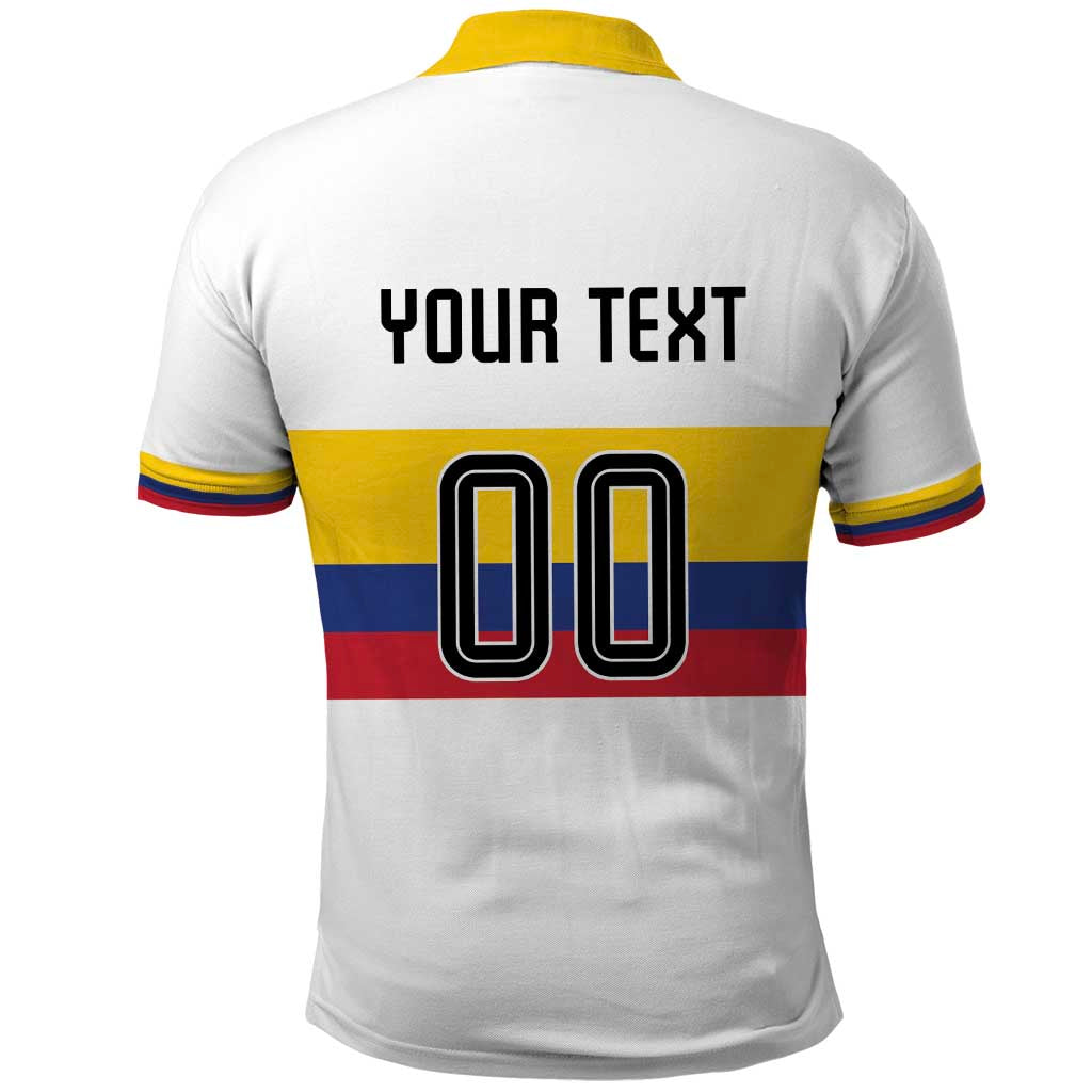 Custom Football 2024 Colombia 100th Anniversary Polo Shirt Limited Edition LT01