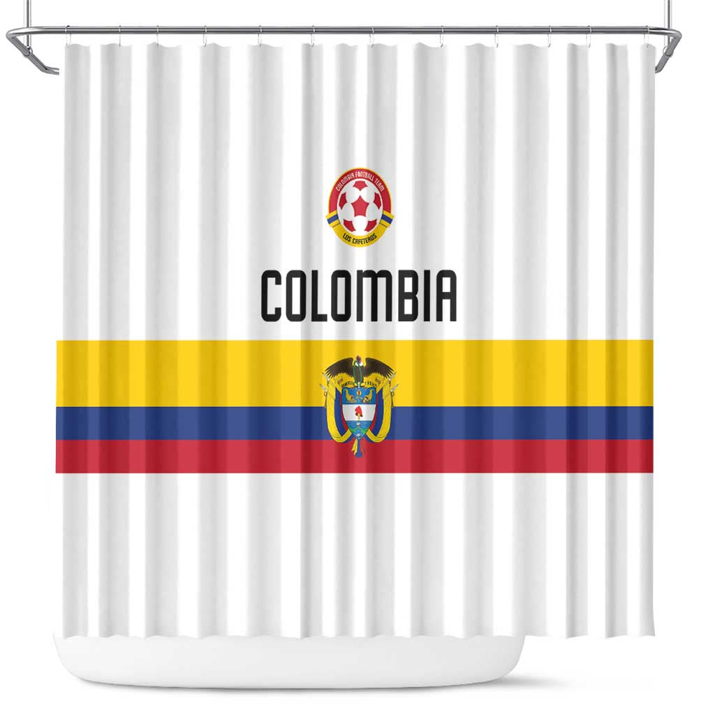Football 2024 Colombia 100th Anniversary Shower Curtain Limited Edition LT01