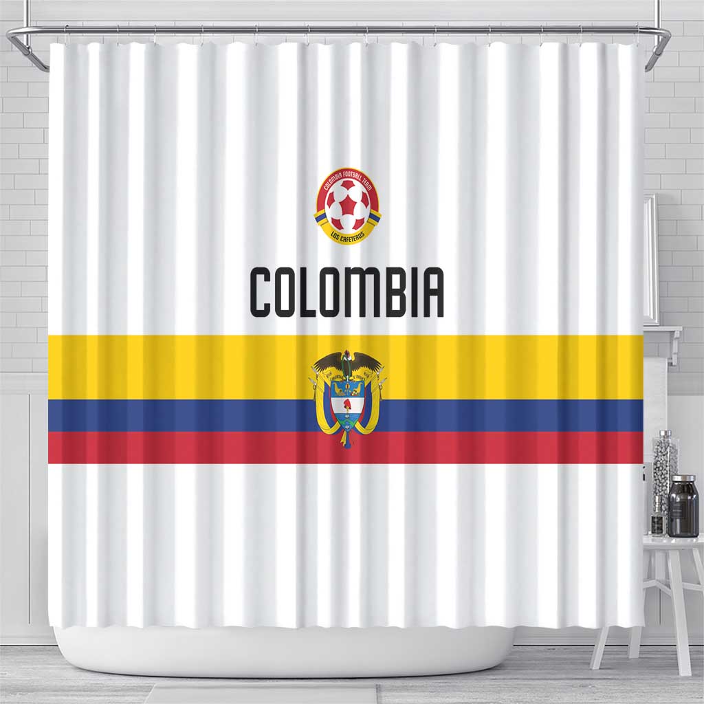 Football 2024 Colombia 100th Anniversary Shower Curtain Limited Edition LT01