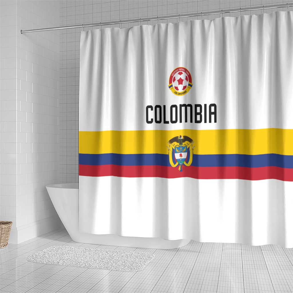 Football 2024 Colombia 100th Anniversary Shower Curtain Limited Edition LT01
