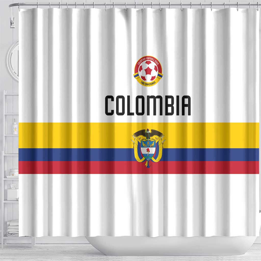 Football 2024 Colombia 100th Anniversary Shower Curtain Limited Edition LT01