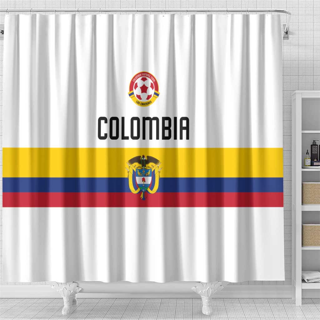 Football 2024 Colombia 100th Anniversary Shower Curtain Limited Edition LT01