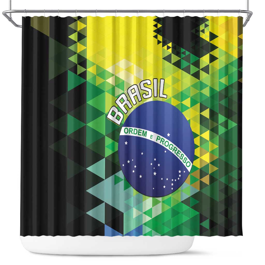 Brasil Shower Curtain Dynamic Sporty Style LT01
