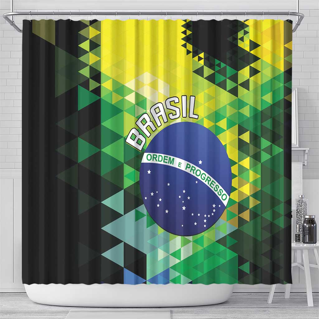 Brasil Shower Curtain Dynamic Sporty Style LT01