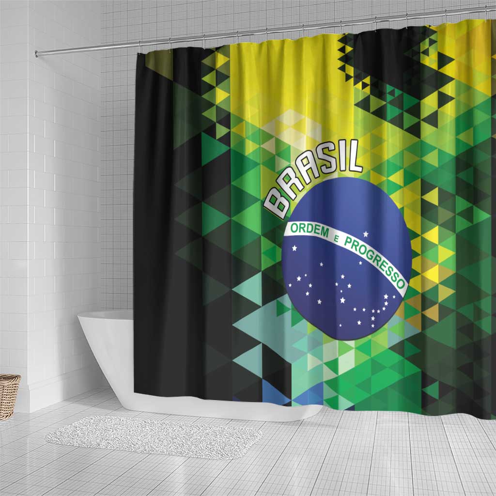 Brasil Shower Curtain Dynamic Sporty Style LT01