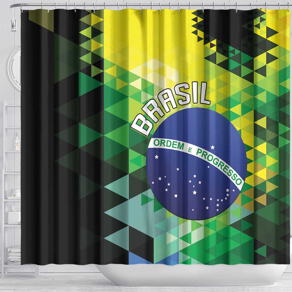 Brasil Shower Curtain Dynamic Sporty Style LT01