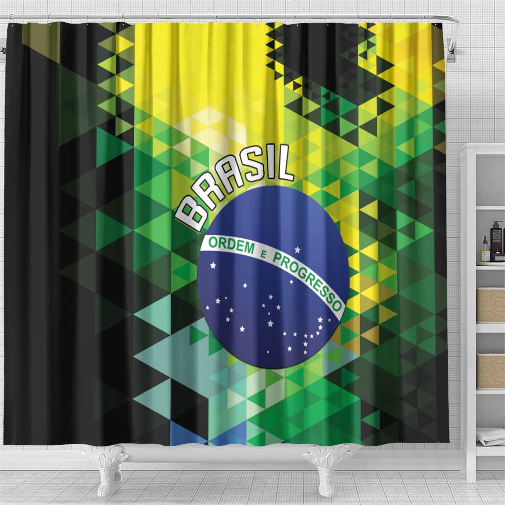 Brasil Shower Curtain Dynamic Sporty Style LT01