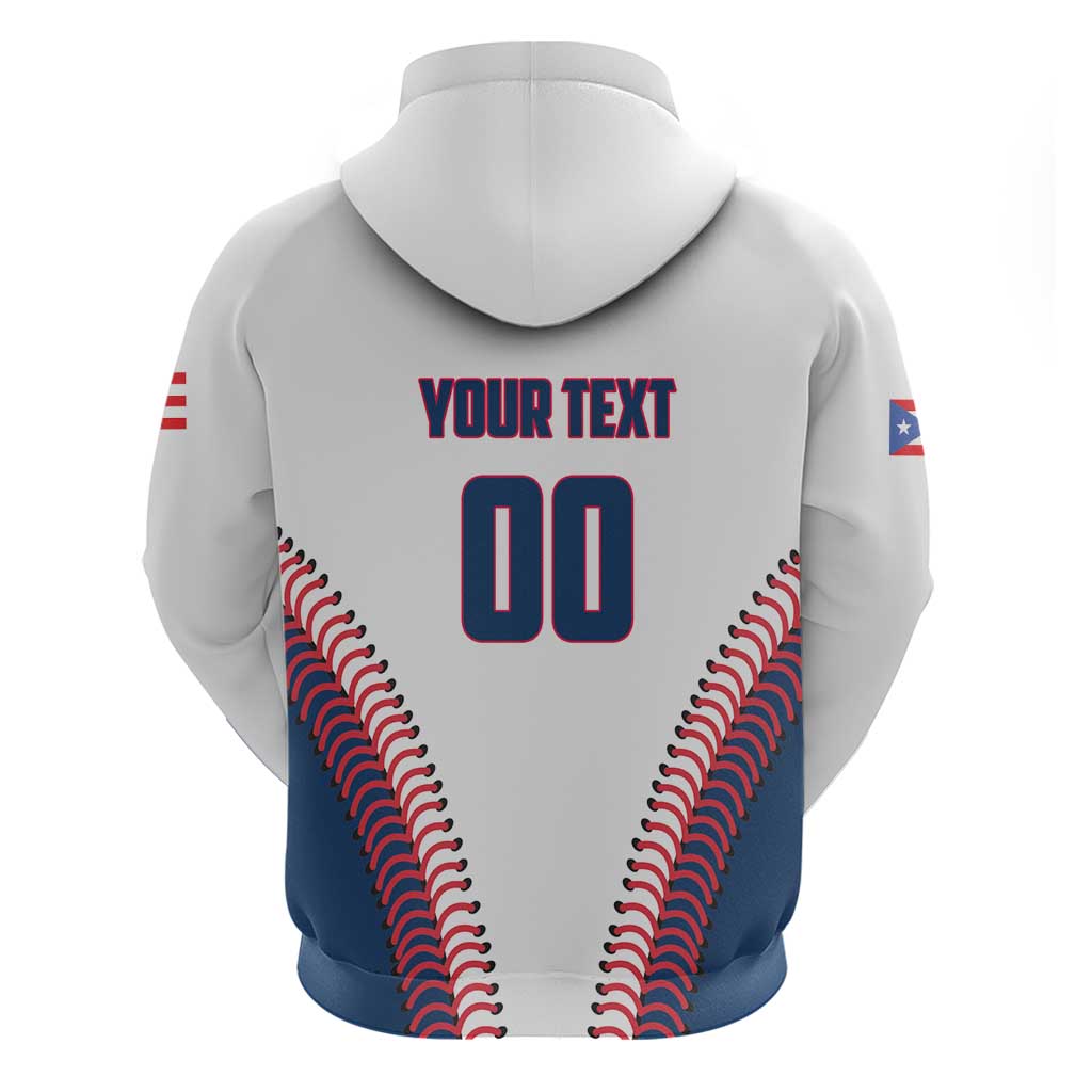 Custom Baseball Puerto Rico 2025 Hoodie Team Rubio Retro Style LT01
