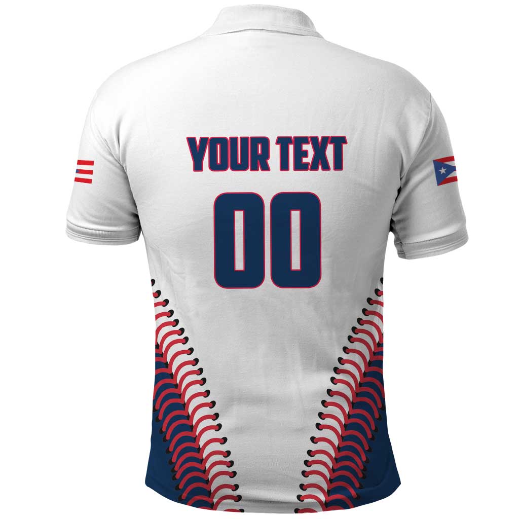 Custom Baseball Puerto Rico 2025 Polo Shirt Team Rubio Retro Style LT01