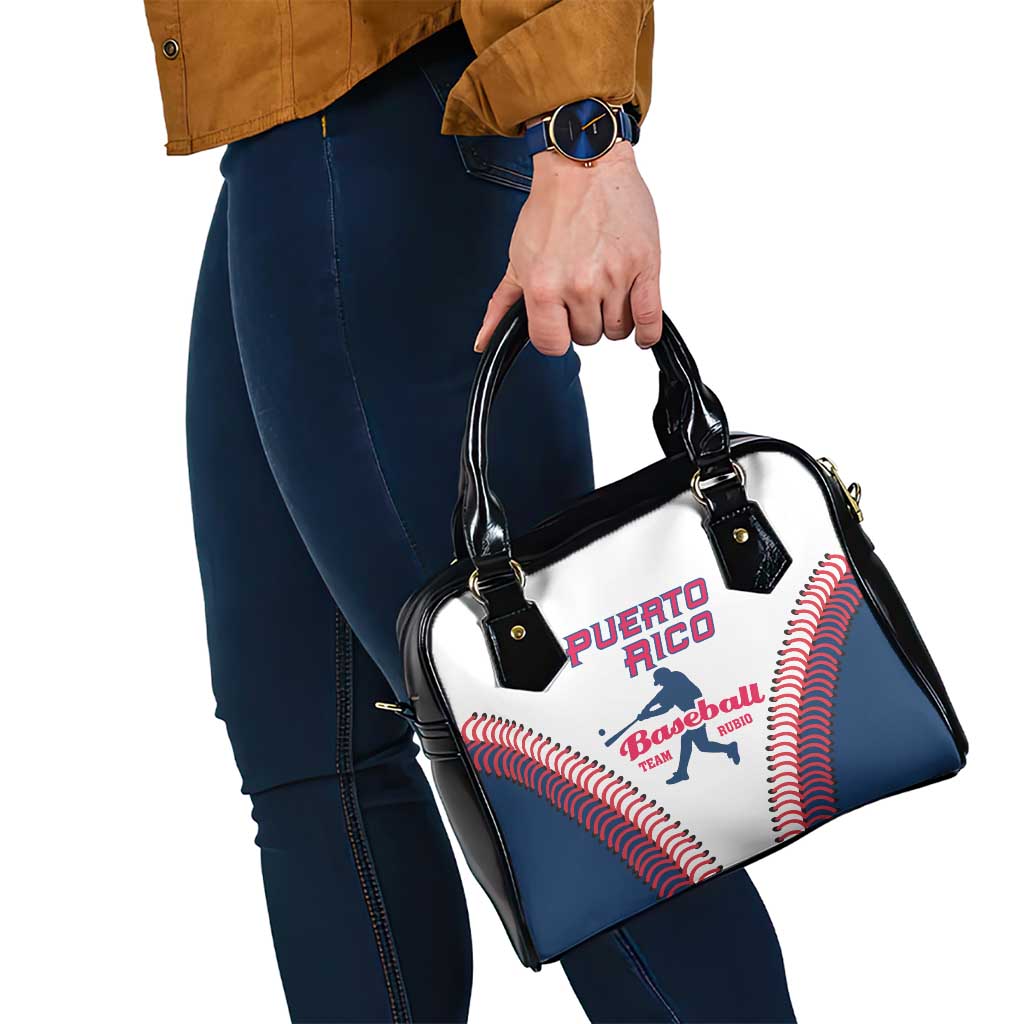 Baseball Puerto Rico 2025 Shoulder Handbag Team Rubio Retro Style LT01