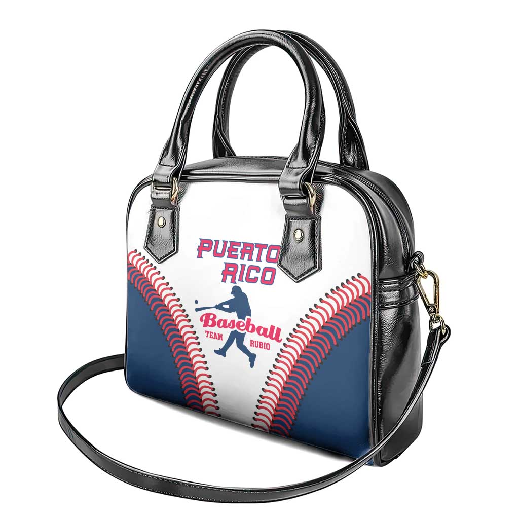 Baseball Puerto Rico 2025 Shoulder Handbag Team Rubio Retro Style LT01