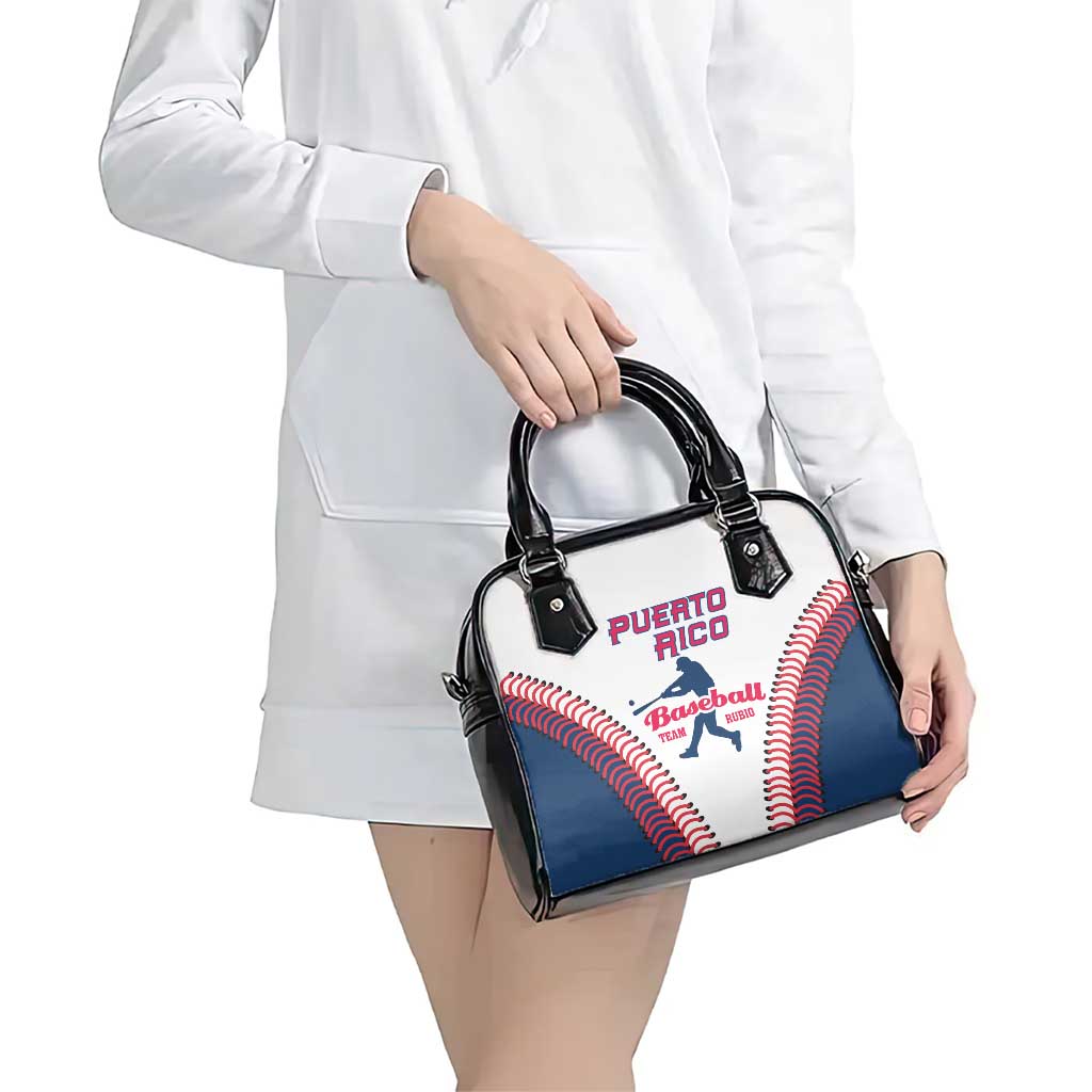 Baseball Puerto Rico 2025 Shoulder Handbag Team Rubio Retro Style LT01
