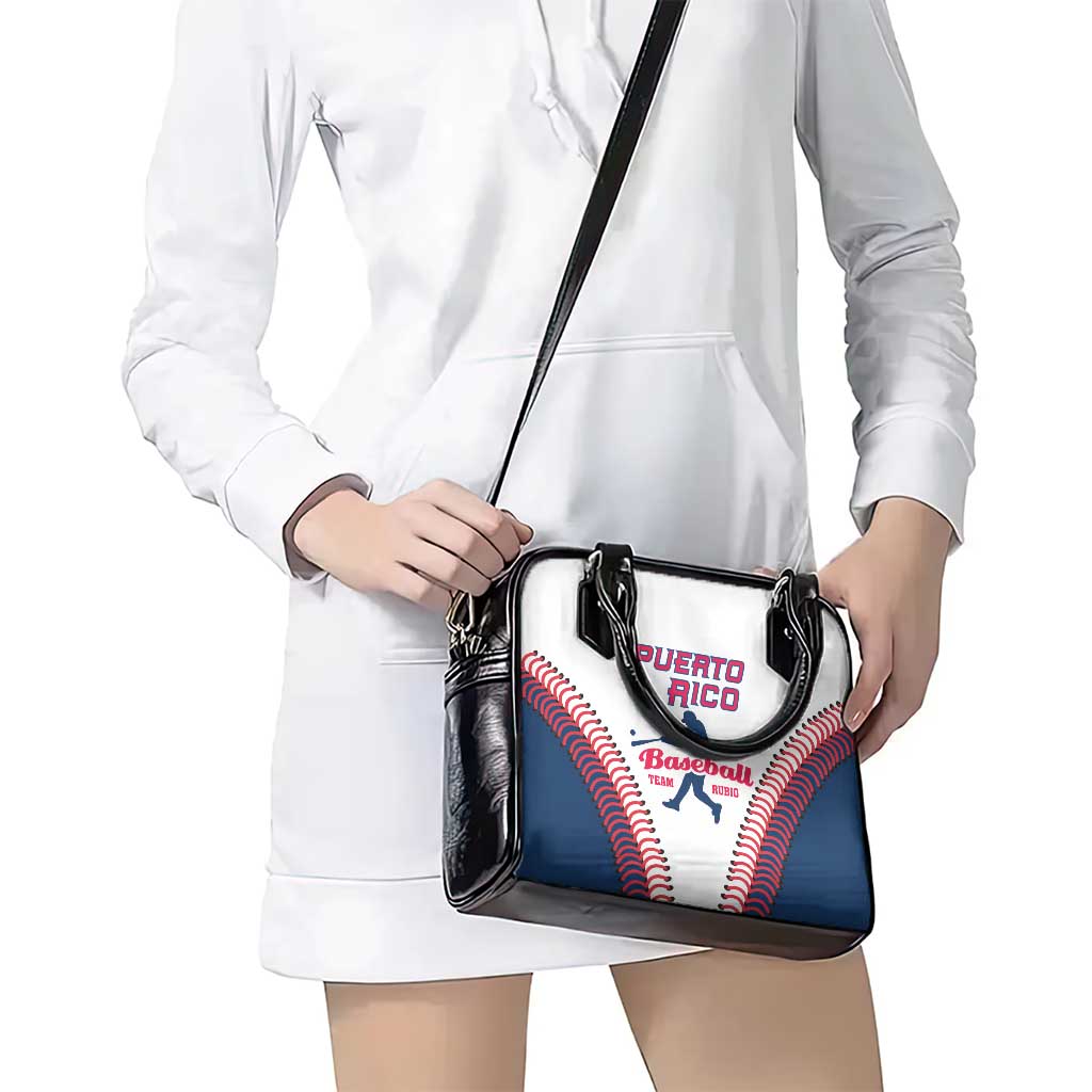 Baseball Puerto Rico 2025 Shoulder Handbag Team Rubio Retro Style LT01