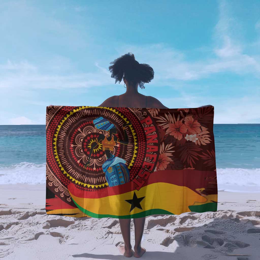 Panafest Sarong Ghana Tropical African Pattern LT01