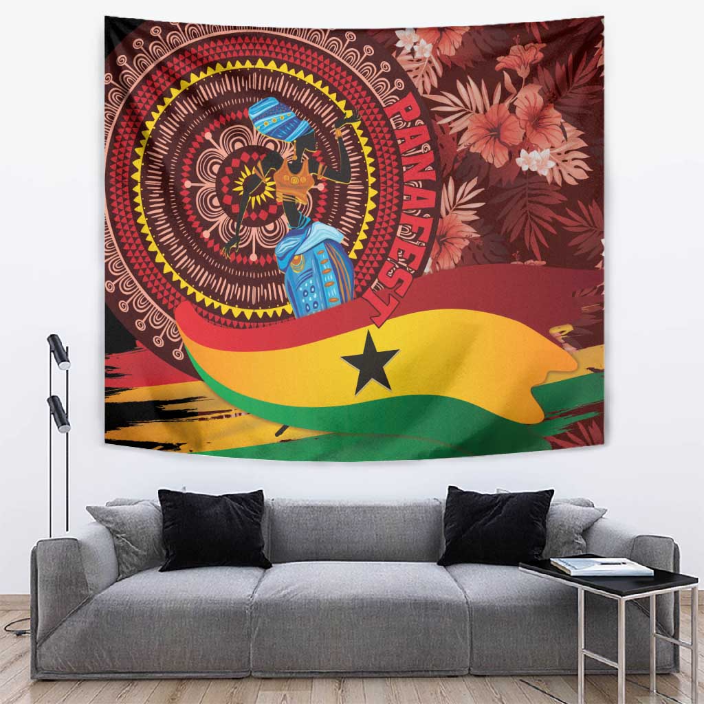 Panafest Tapestry Ghana Tropical African Pattern LT01