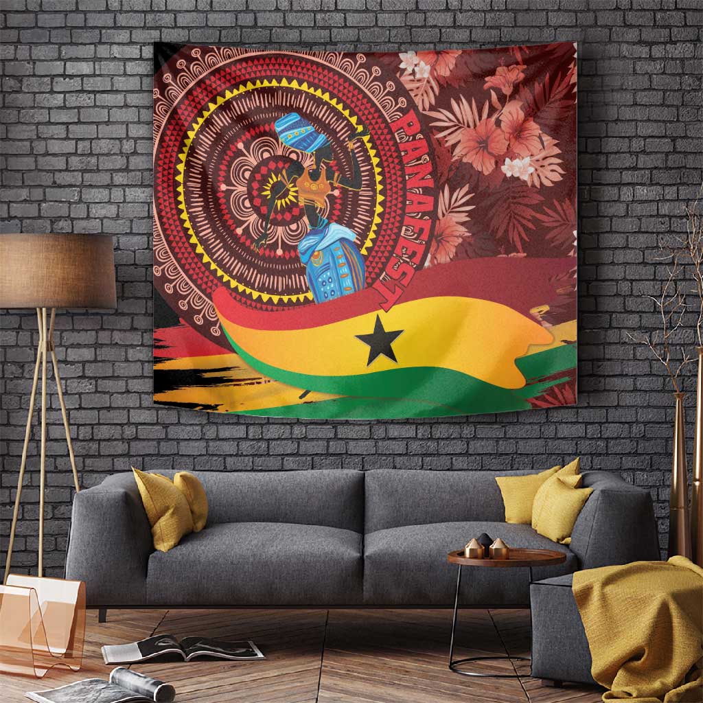 Panafest Tapestry Ghana Tropical African Pattern LT01