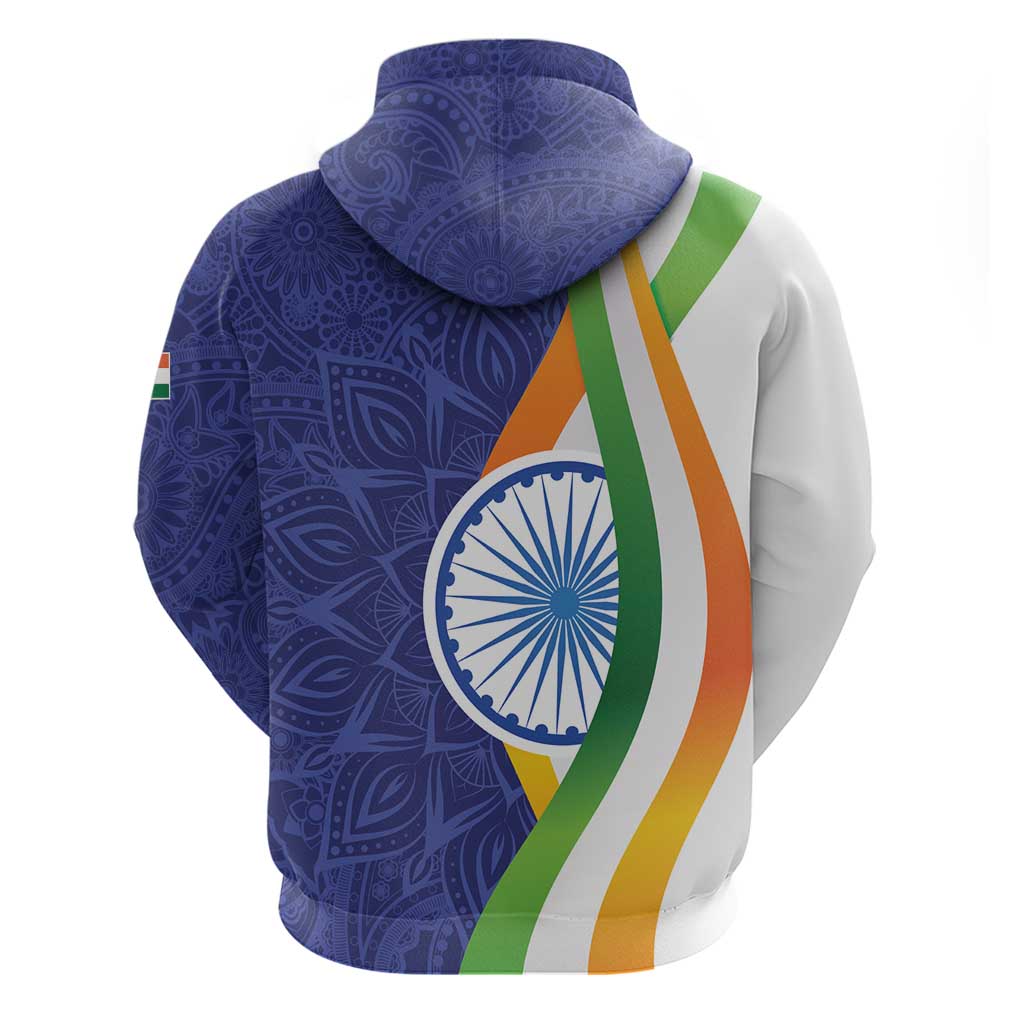 India Independence Day Hoodie Mandala Paisley Floral LT01