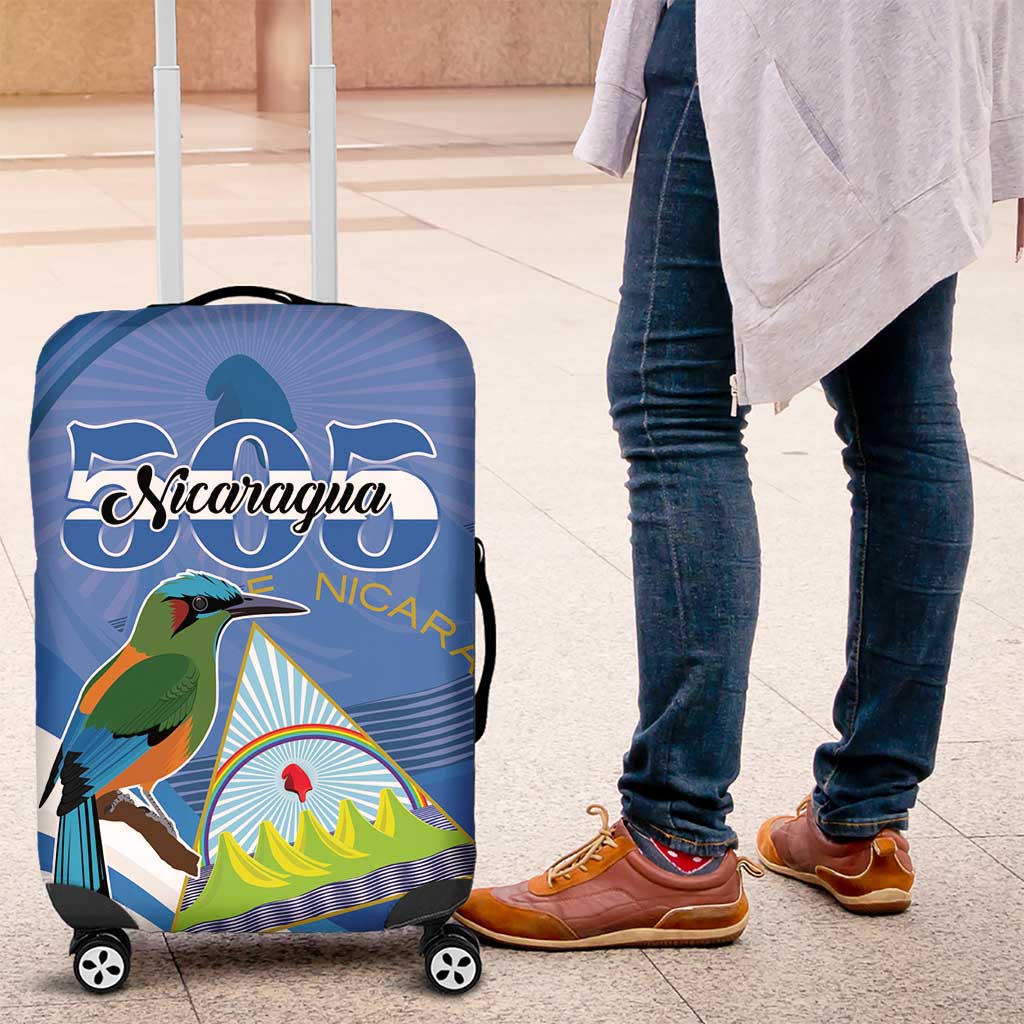 Nicaragua 505 Guardabarranco Luggage Cover En Dios confiamos LT01