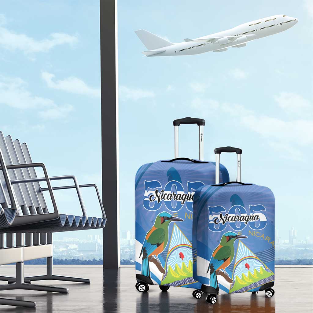 Nicaragua 505 Guardabarranco Luggage Cover En Dios confiamos LT01