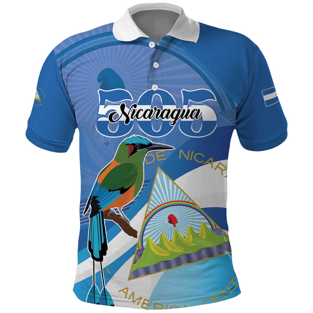 Nicaragua 505 Guardabarranco Polo Shirt En Dios confiamos LT01