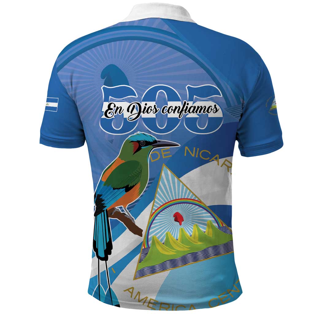 Nicaragua 505 Guardabarranco Polo Shirt En Dios confiamos LT01