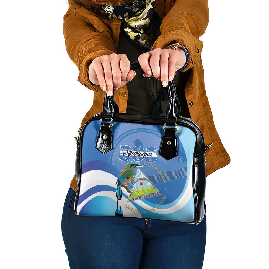Nicaragua 505 Guardabarranco Shoulder Handbag En Dios confiamos LT01