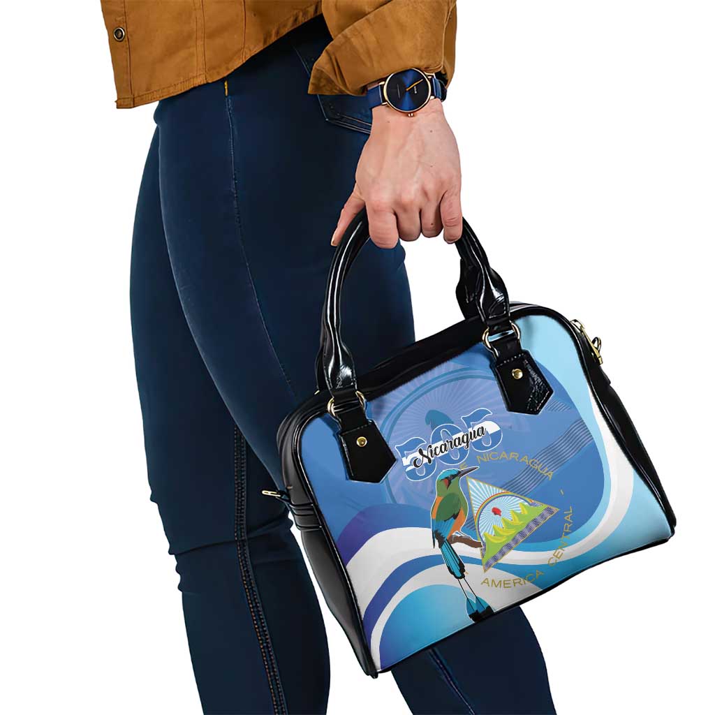 Nicaragua 505 Guardabarranco Shoulder Handbag En Dios confiamos LT01
