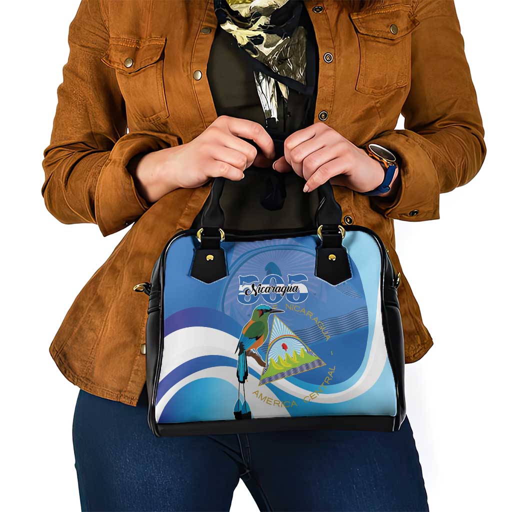 Nicaragua 505 Guardabarranco Shoulder Handbag En Dios confiamos LT01