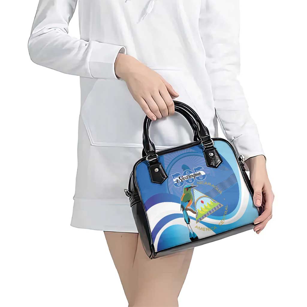 Nicaragua 505 Guardabarranco Shoulder Handbag En Dios confiamos LT01