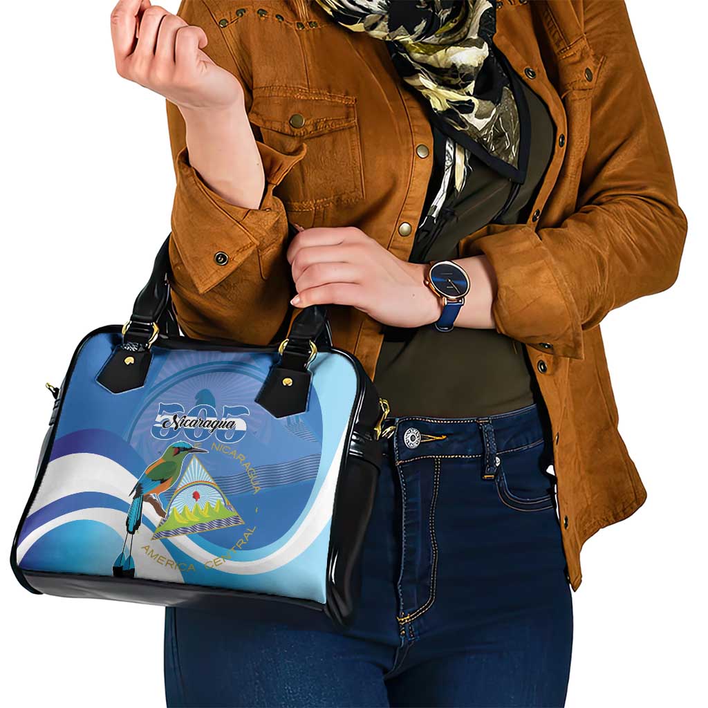 Nicaragua 505 Guardabarranco Shoulder Handbag En Dios confiamos LT01