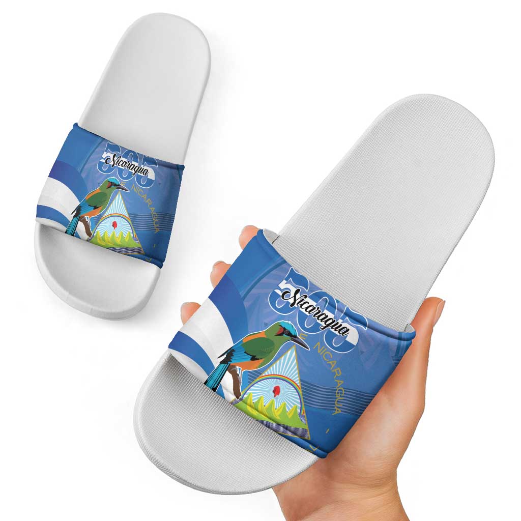 Nicaragua 505 Guardabarranco Slide Sandals En Dios confiamos LT01