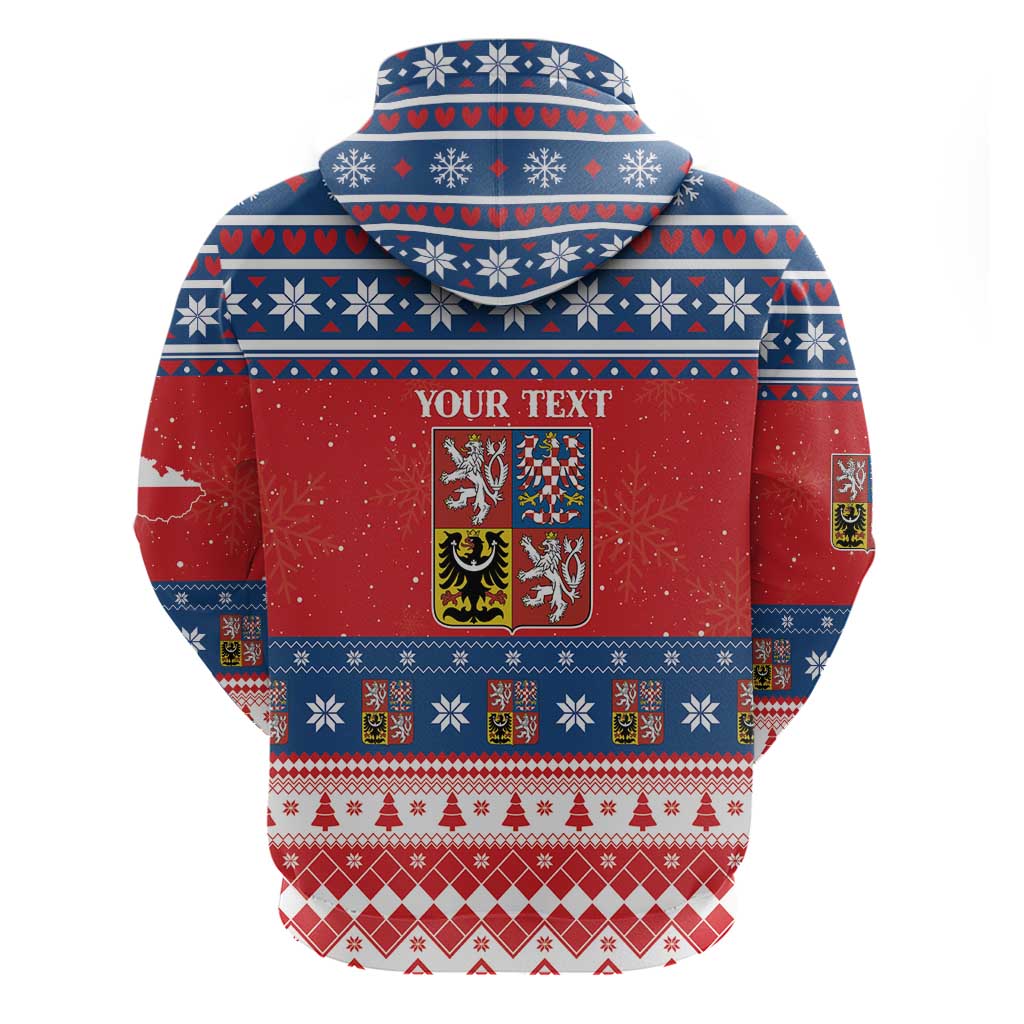Personalized Czech Republic Christmas Hoodie Czechia Vesele Vanoce LT01