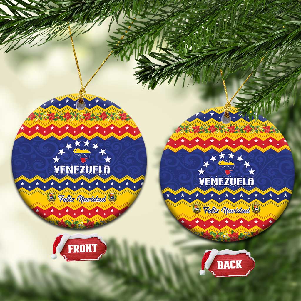 Venezuela Christmas Ceramic Ornament Feliz Navidad LT01