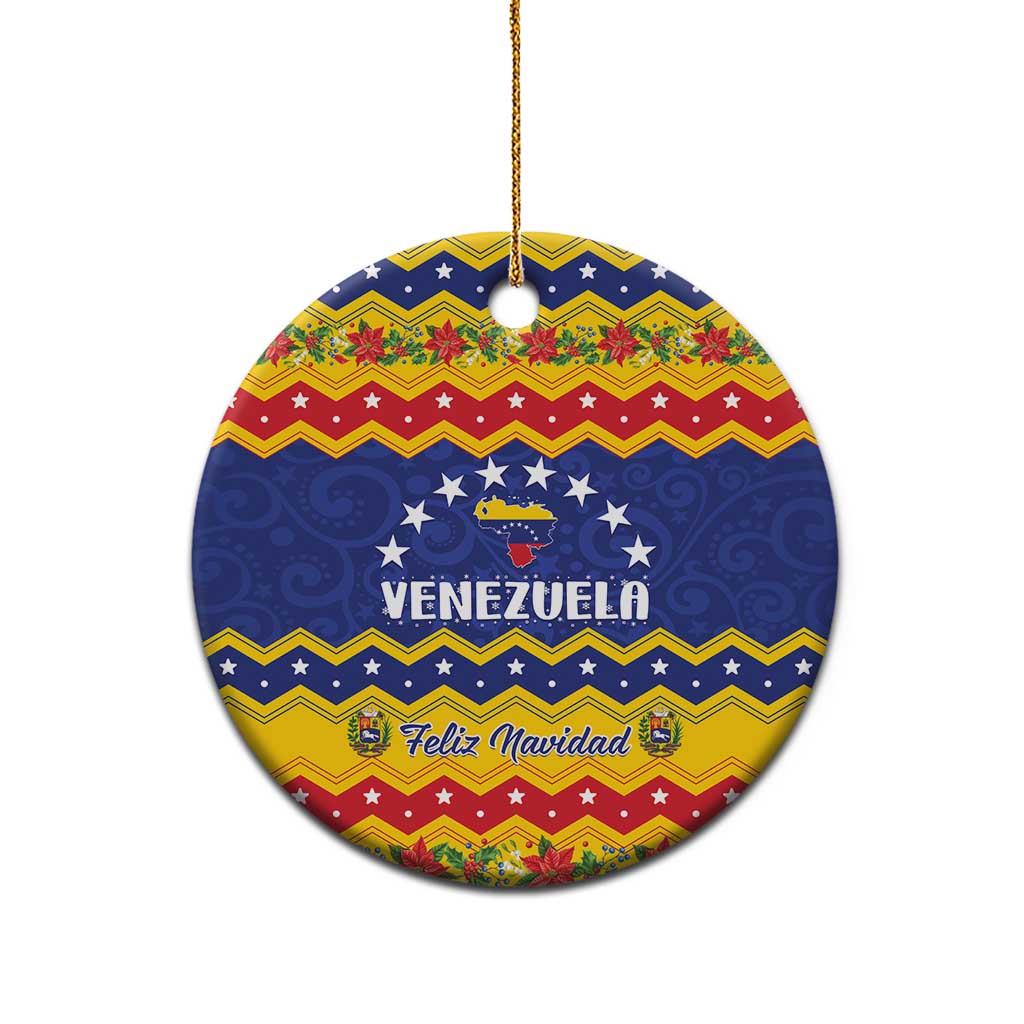 Venezuela Christmas Ceramic Ornament Feliz Navidad LT01