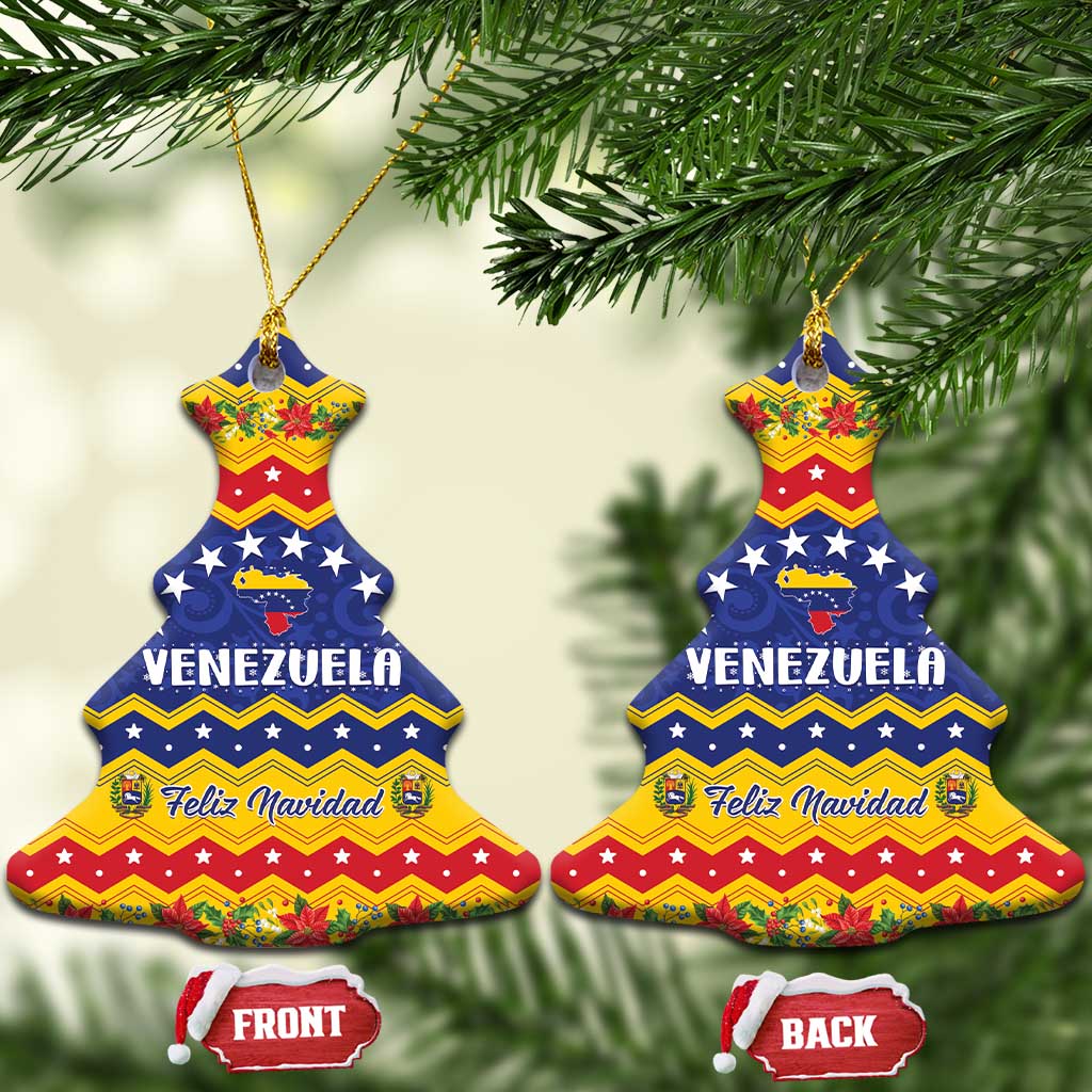 Venezuela Christmas Ceramic Ornament Feliz Navidad LT01