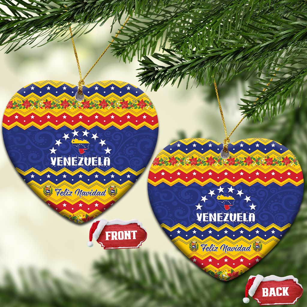 Venezuela Christmas Ceramic Ornament Feliz Navidad LT01