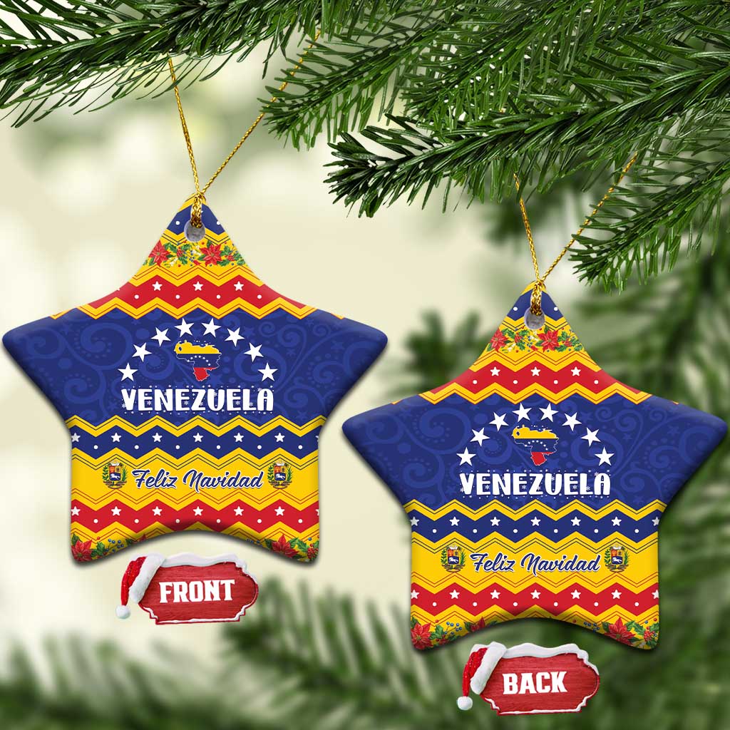 Venezuela Christmas Ceramic Ornament Feliz Navidad LT01