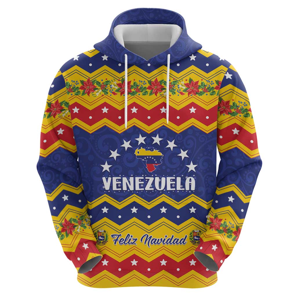 Personalized Venezuela Christmas Hoodie Feliz Navidad LT01