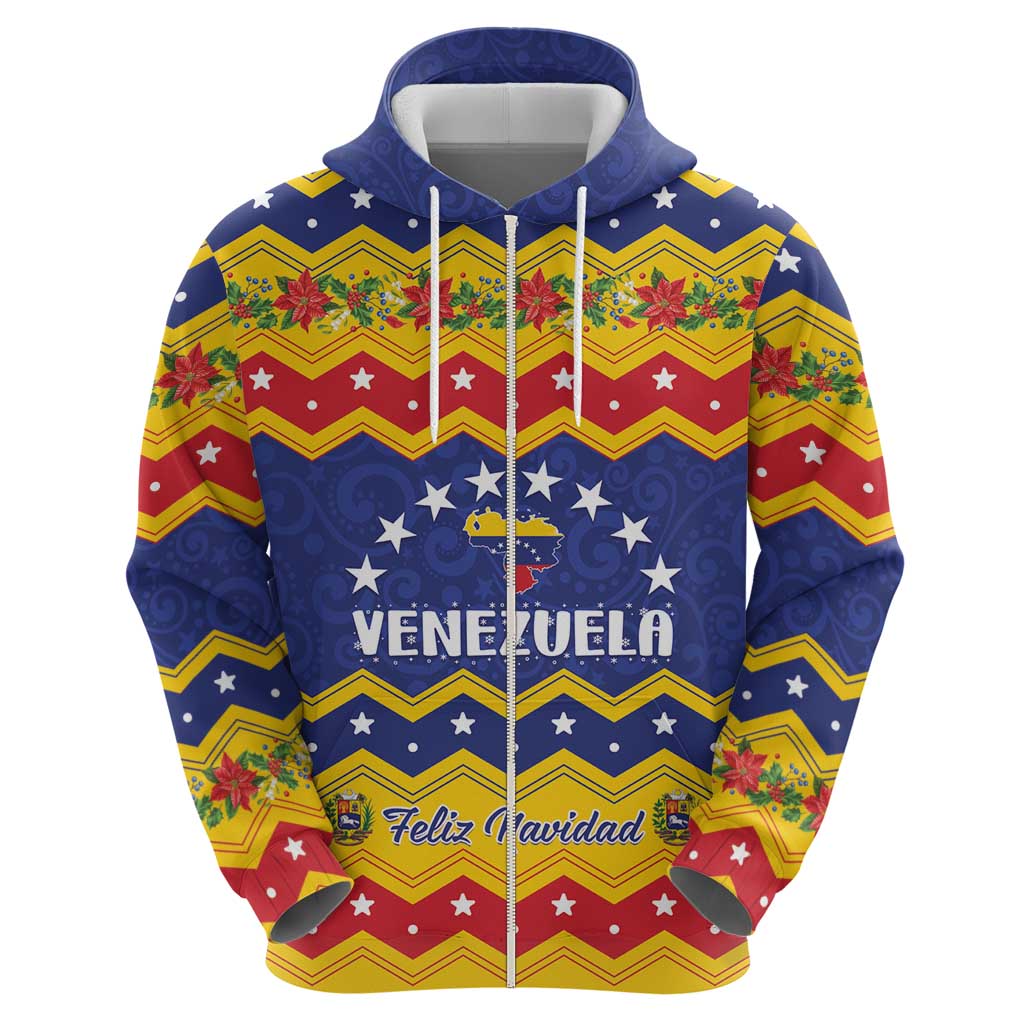 Personalized Venezuela Christmas Hoodie Feliz Navidad LT01