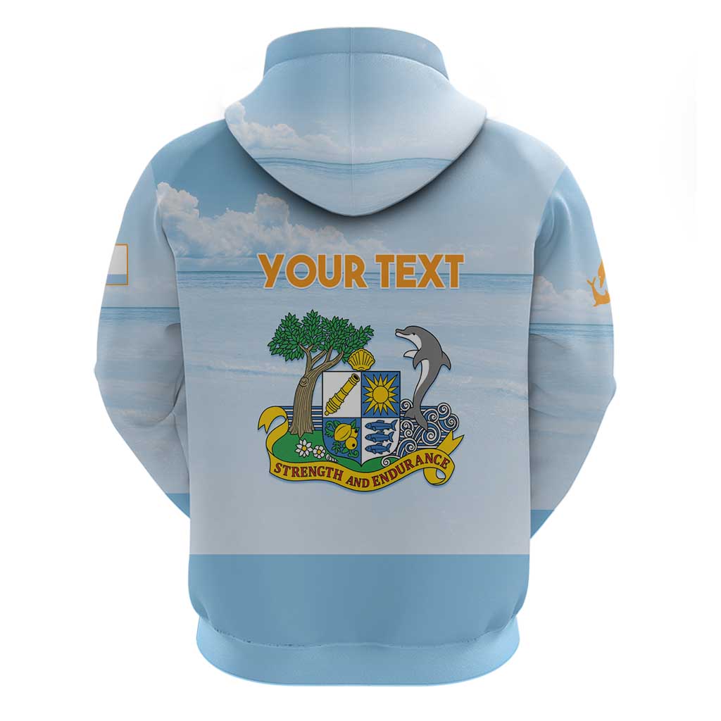 Personalized Republic of Anguilla Hoodie Strength and Endurance LT01
