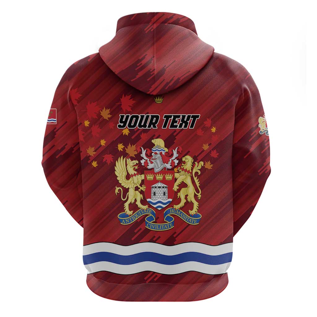 Personalised Kingston Hoodie Antiquitate Civilitate Humanitate LT01