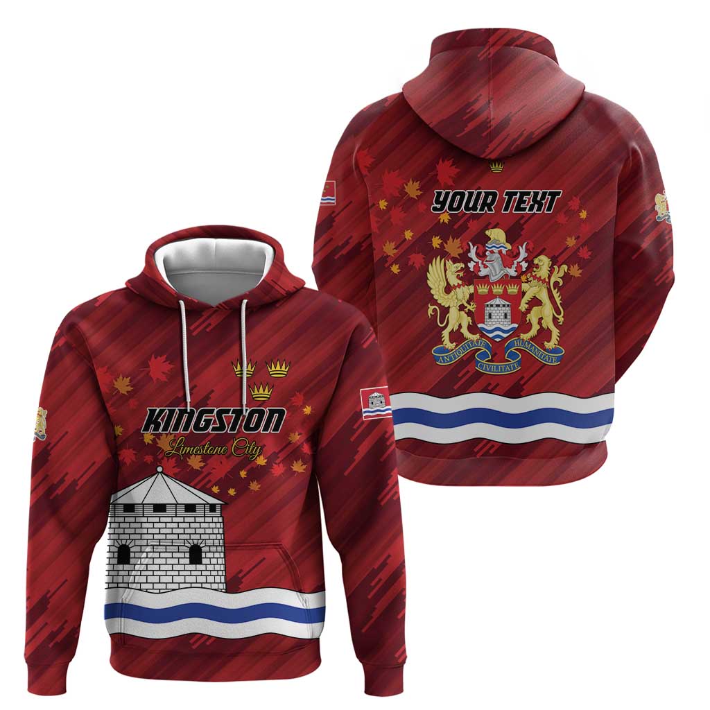 Personalised Kingston Hoodie Antiquitate Civilitate Humanitate LT01